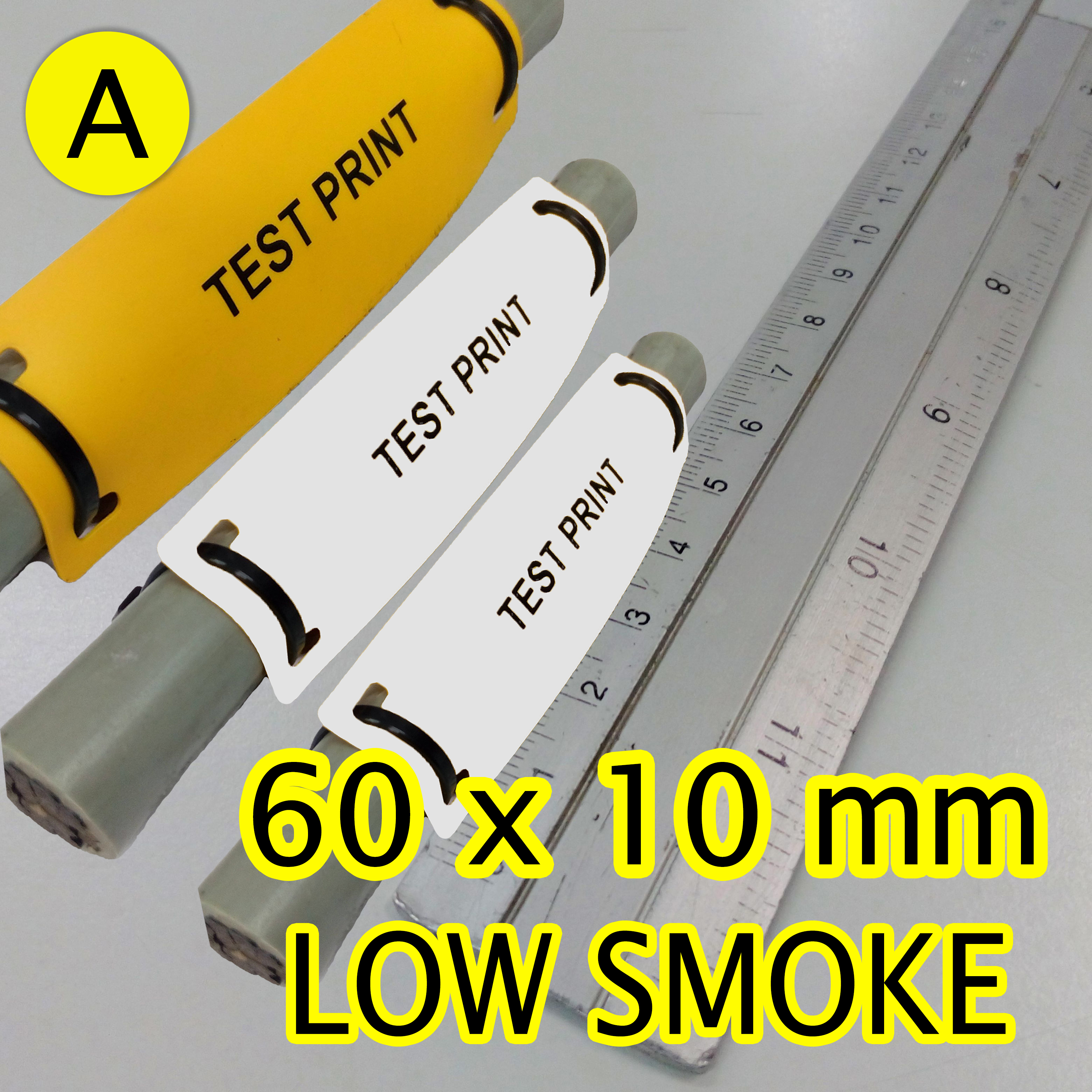 TAG มาร์คสายไฟ (สีเหลือง/สีขาว) SUMITAG 60x10 mm. Cable Marker