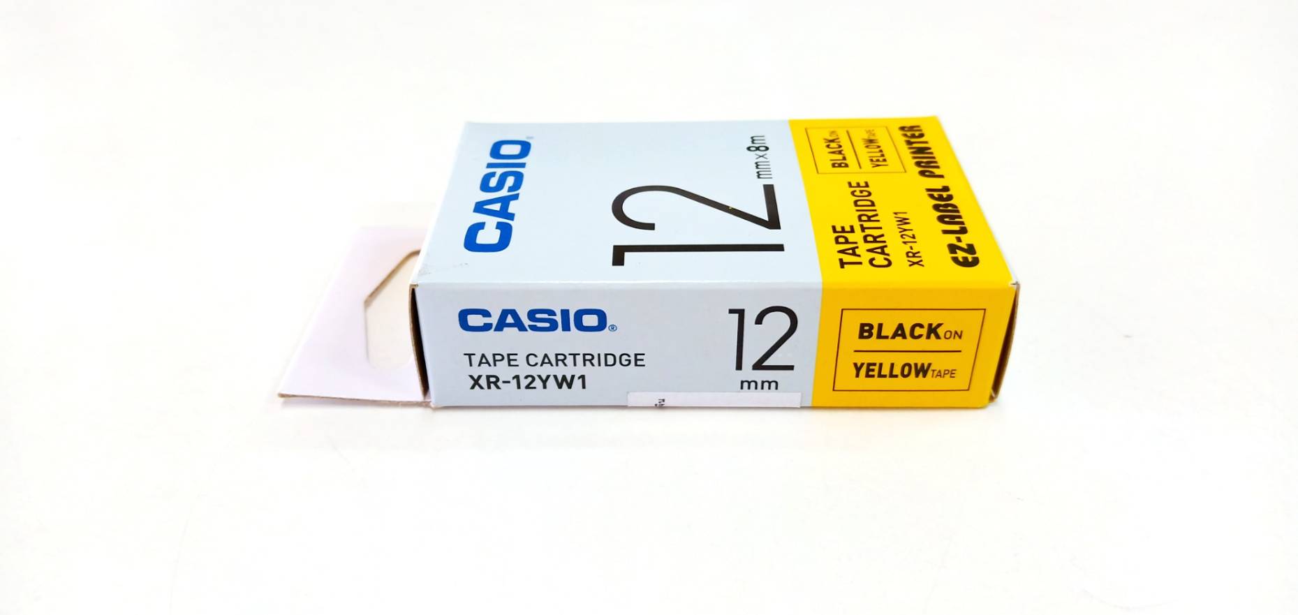 EZ-LABEL CASIO 12mm. สำหรับ เครื่องพิมพ์ฉลาก KL-Series CASIO PRINTER LABEL