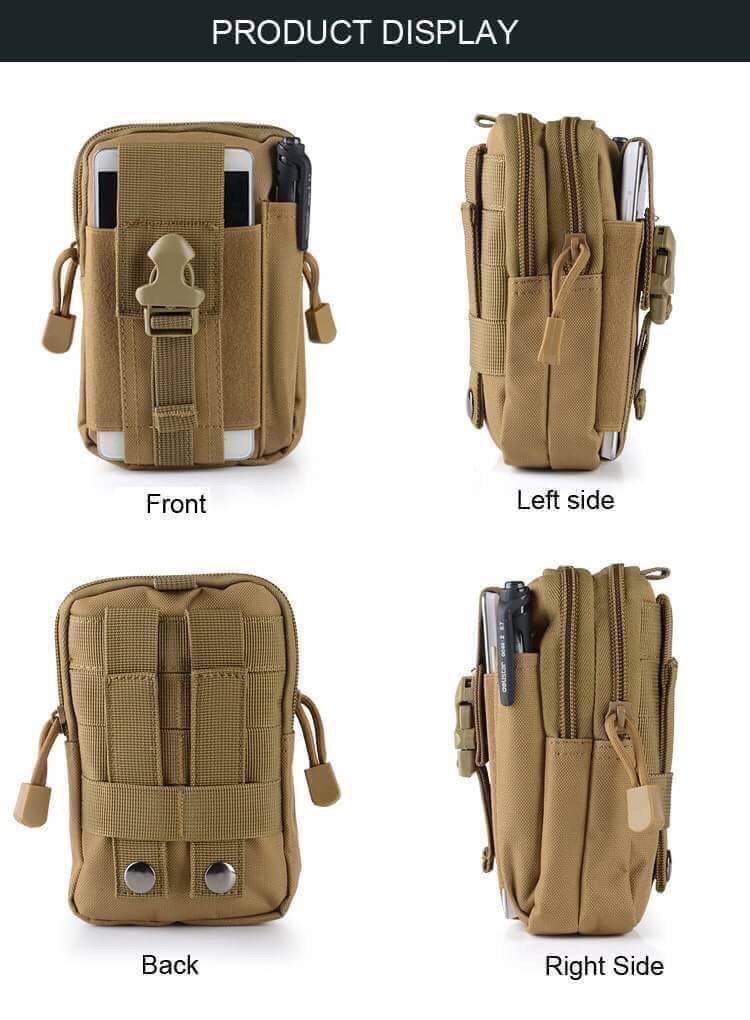 New.สินค้ามาใหม่ กระเป๋าเอนกประสงค์ Pocket Belt ผ้าคอดูราเกรดทหาร รุ่น PB-02X ปฏิบัติงาน ลาดตระเวน เดินป่า ขี่มอไซค์ ✪ คุณสมบัติ ✪ + ตัดเย็บด้วยผ้า Cordura ซึ่งใช้ในวงการทหาร และสงครามมาอย่างยาวนาน + ทนทานต่อการฉีดขาด และรอยขีดข่วน กันน้ำได้