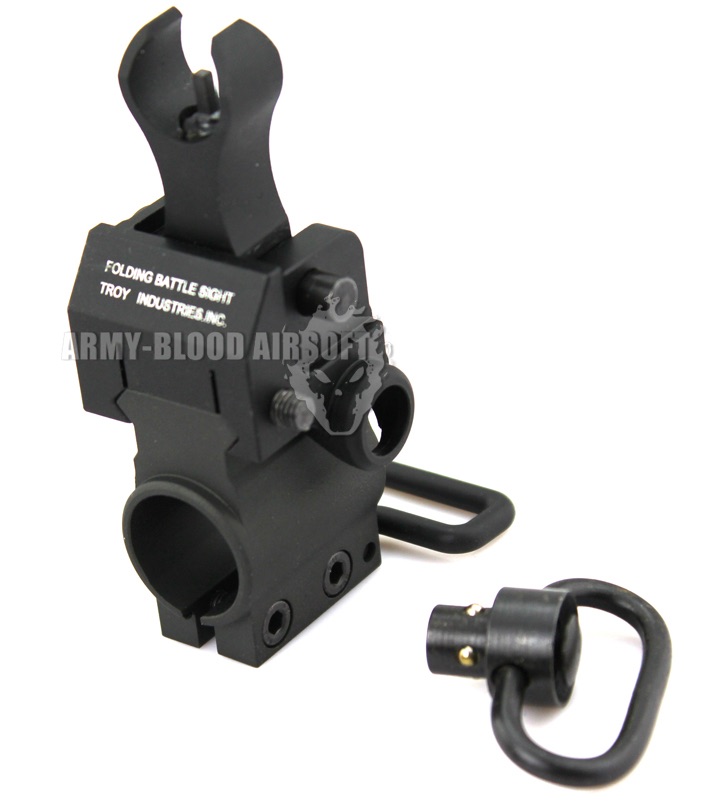 Troy Front Folding Battle Sight with Gas Block for M4 Seriesprev next
