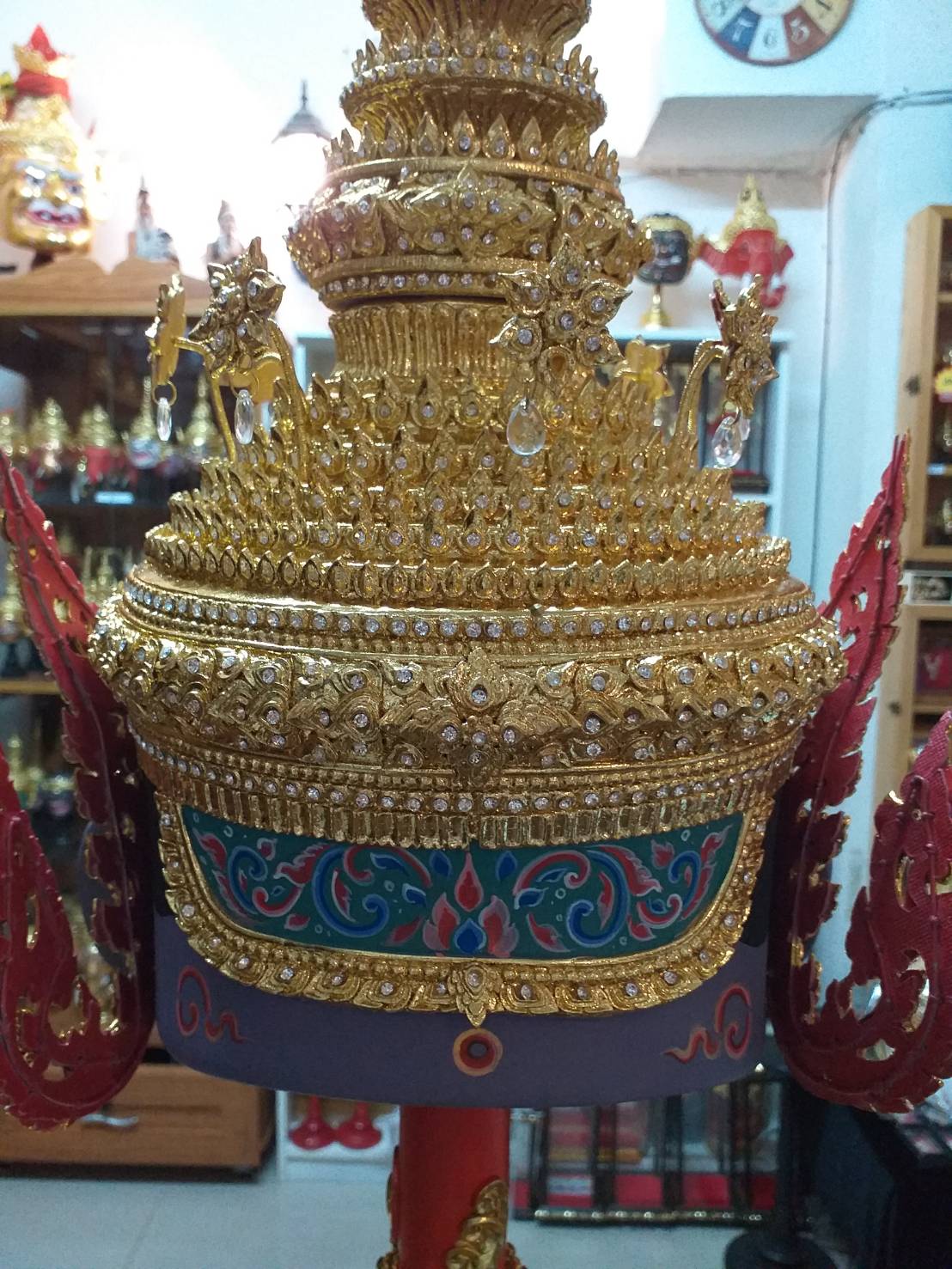 พระนารายณ์ ขนาดครอบ งานละเอียด