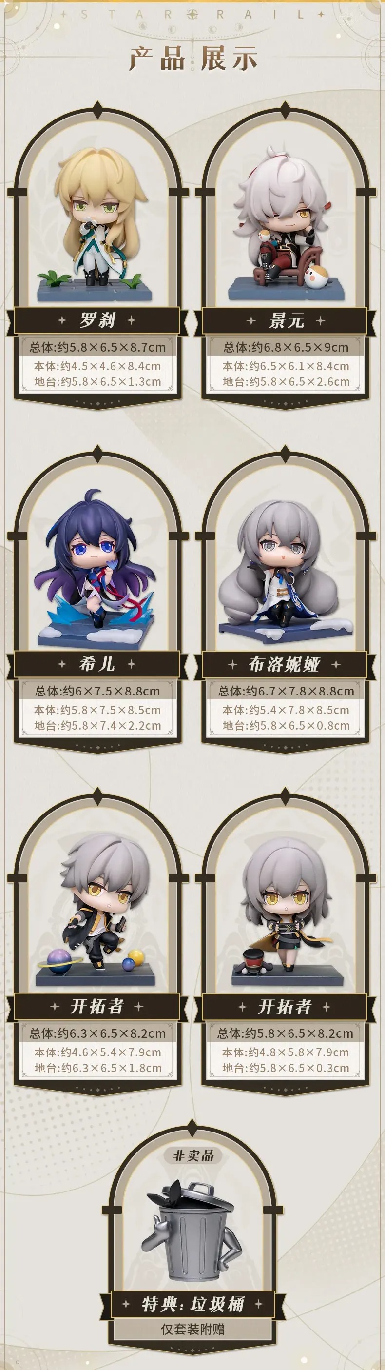 เปิดจอง : Honkai: Star Rail Time of Departure Mini Figure