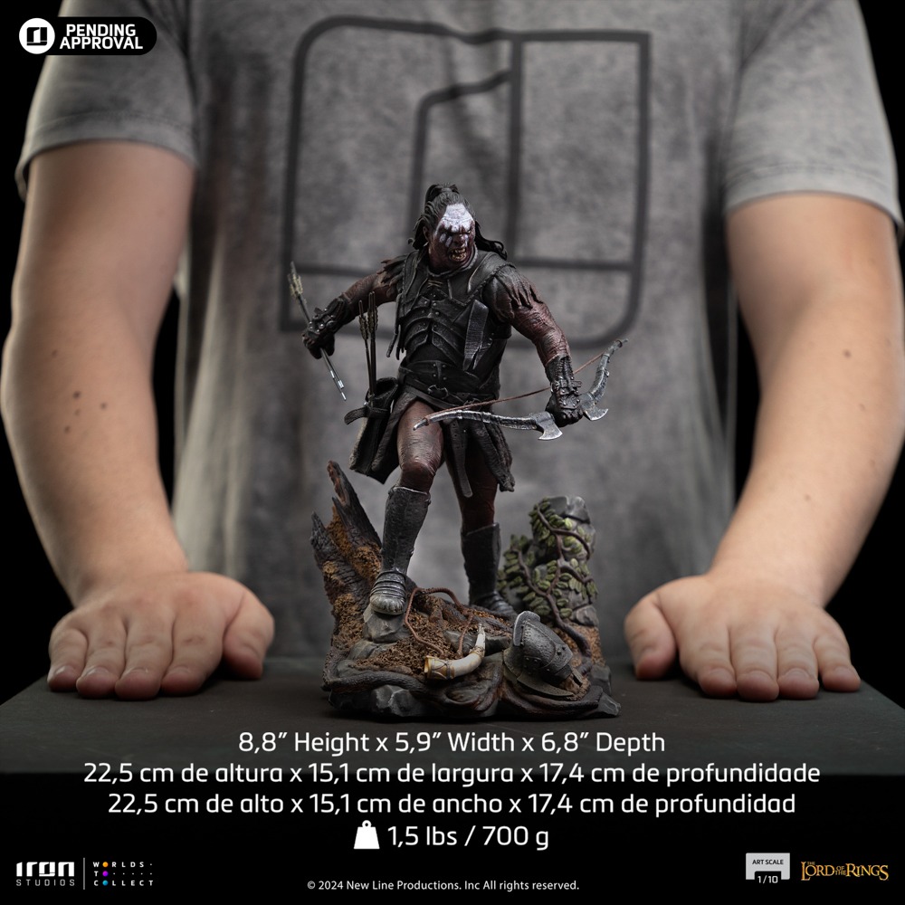 เปิดจอง : Lurtz Uruk-hai Leader: Lord of the Rings 1/10 Scale