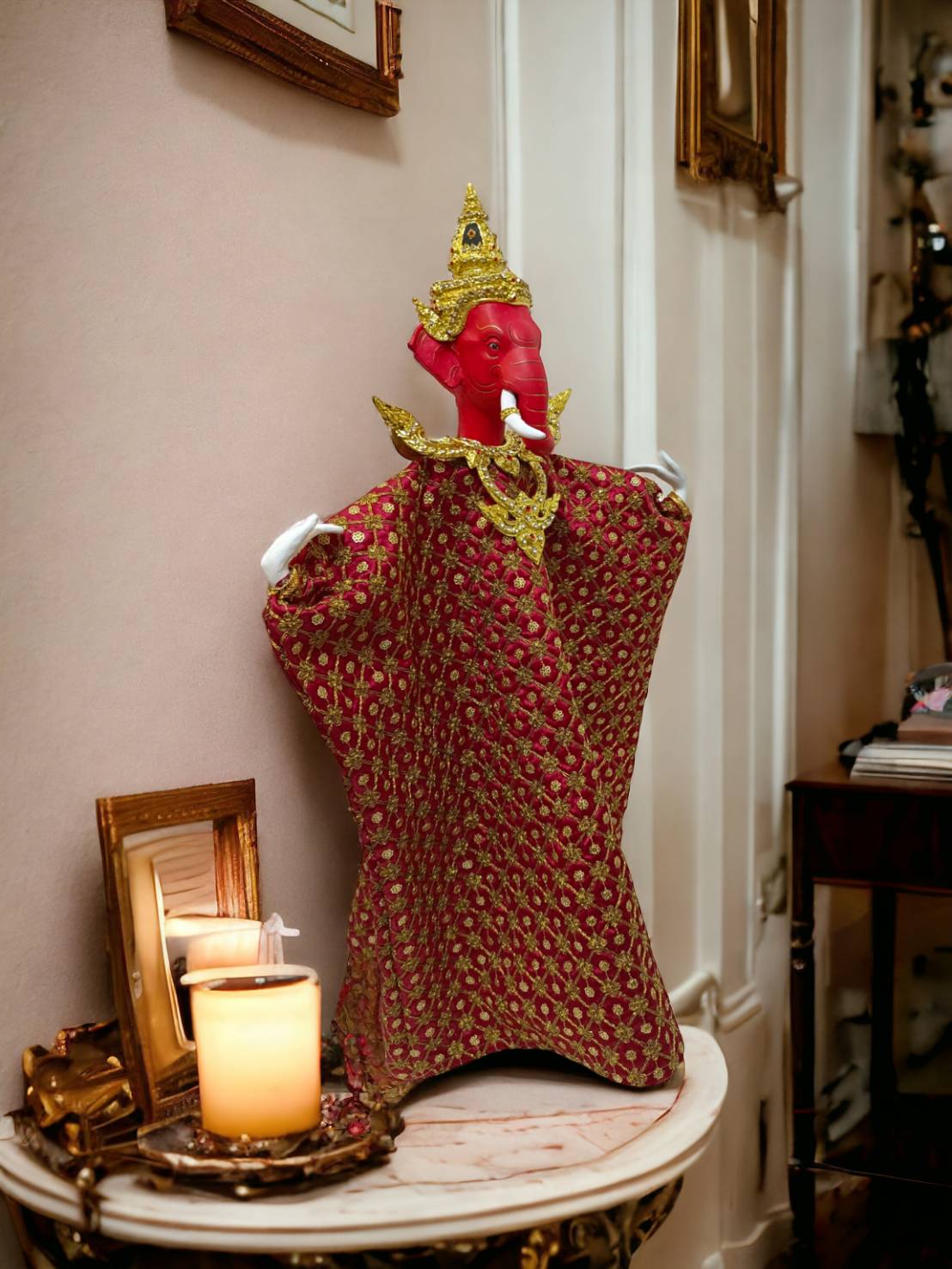 หุ่นกระบอก พระพิฆเนศ ขนาด 70 ซม.