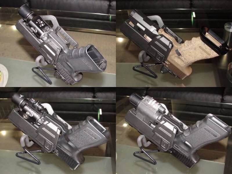 New.สินค้ามาใหม่ ซองปืนสั้น GLOCK ARMY FORCE Tactical Movable Holster for Marui/WE Glock Pistol for G17/G18/G19 Pistol สีดำ / สีทราย ราคาพิเศษ