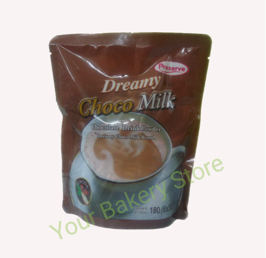 เครื่องดื่ม ช็อคโกแลตชนิดผง Dreamy Choco Milk 180g. (30g.*6)