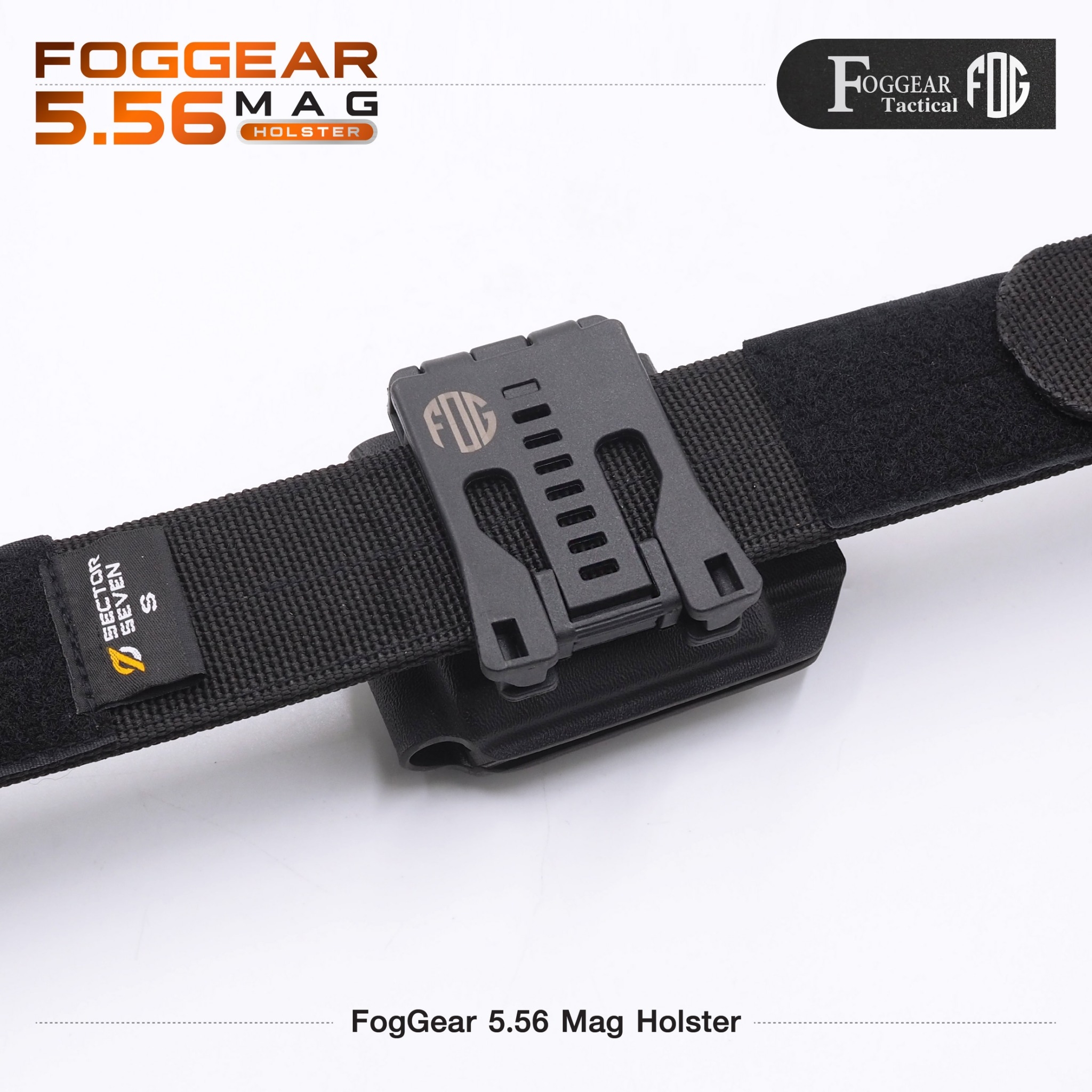 New.FogGear 5.56 Mag Holster ⭕ซองผลิตจาก Kydex เกรดคุณภาพ ⭕ช่องสำหรับใส่แม็ก 5.56 * 1 ⭕มีขากระเดื่องสำหรับปรับความกระชับ ⭕ขากระเดื่องถอดได้ ใส่ลูกยางแทนที่ได้ ⭕ตัวล็อค Teklok ปรับระดับเข็มขัดได้สูงสุด 2.4" ⭕ Teklok สามารถปรับองศาในการใช้งานได้