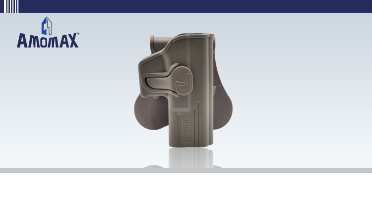 ซองปืน ยี่ห้อ Amomax ของปืน G19 มือซ้าย ปืนรุ่นที่ใส่ได้ Glock 19/23/32; ISSC M22 Series; ICS BLE-XAE Series ใน1ชุด มีซองปืน ราคา 900บาท
