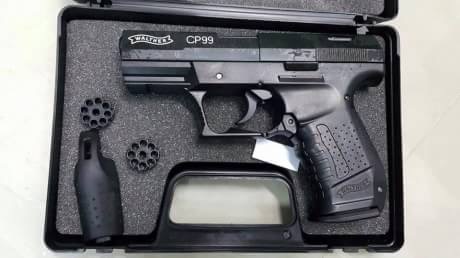 New.UMAREX WALTHER CP99 co2. เบอร์1 สีดำ สีเงิน ราคาพิเศษ