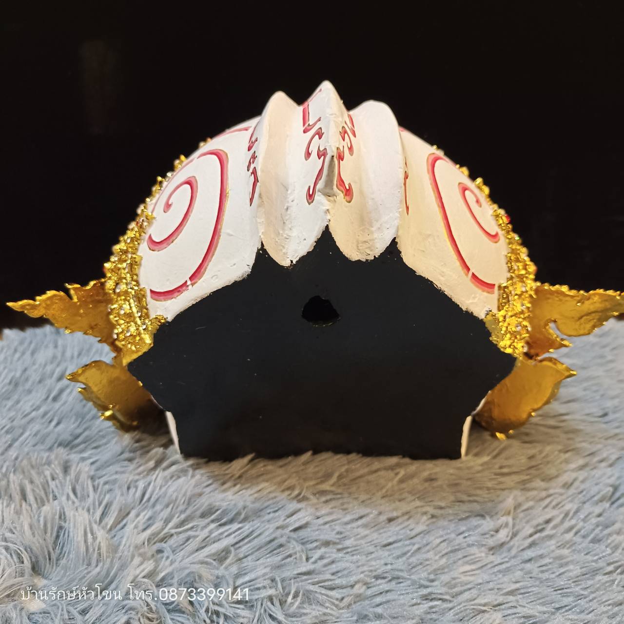 หัวโขนลิง ติดผนัง (ลิงขาว หนุมาน) เกรดพรีเมี่ยมประดับเพชร