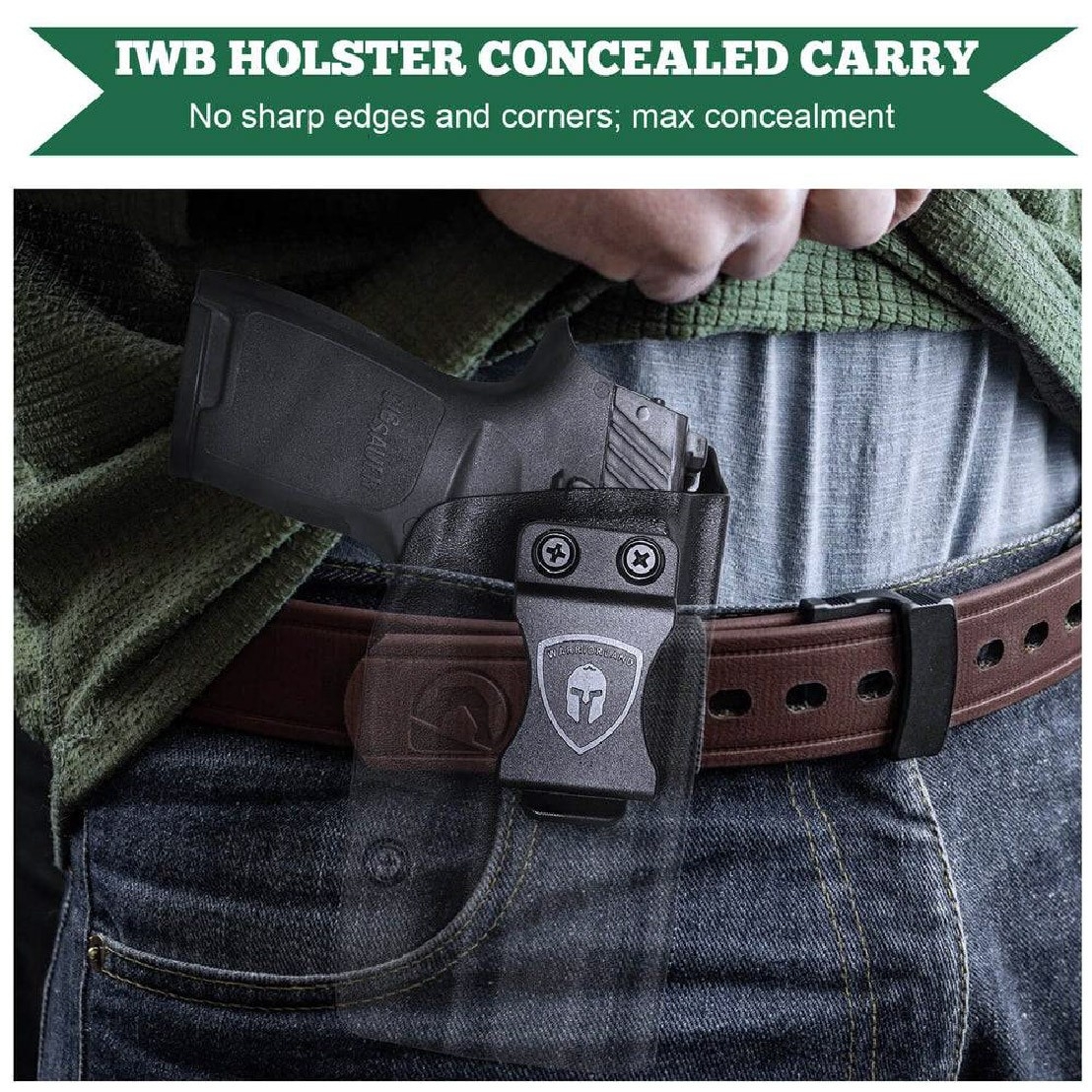 New. ซองปืนพกใน Kydex Sig Sauer P320 ( Warriorland ) IWB Kydex Holster (Serie B) Warriorland -ใช้สำหรับรุ่น Sig Sauer P320 Full Size / P320 Compact / P320 X Carry Pistol -ตัวซองผลิตจากแผ่น Kydex คุณภาพดี -ทำความสะอาดได้ง่าย ล้างคราบสกปรกออกง่าย -คงรูป ไม่