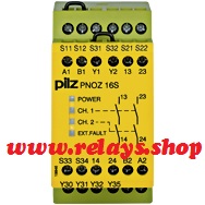 774075 PILZ PNOZ 16S 120VAC 24VDC 2n/o 2so LiNE iD : RELAYS.SHOP
