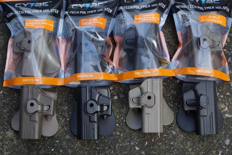 New.ซองปืพกนอก Cytac Glock17 / Glock 19 / Glock26 มีทั้ง พกซ้าย และ พกขวา สีดำ / สีทราย มาครบ ราคาพิเศษ