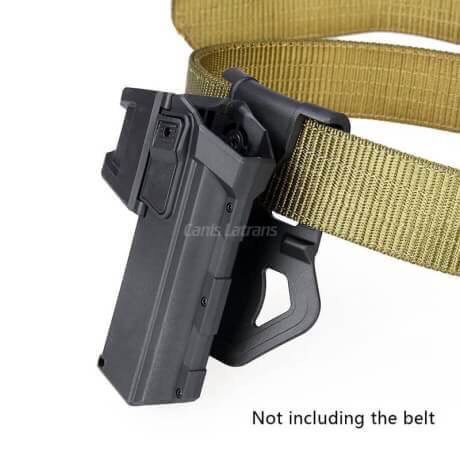 New.สินค้ามาใหม่ ซองปืนสั้น GLOCK ARMY FORCE Tactical Movable Holster for Marui/WE Glock Pistol for G17/G18/G19 Pistol สีดำ / สีทราย ราคาพิเศษ