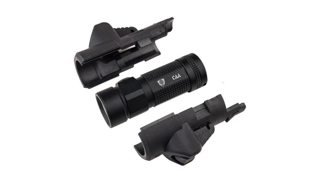New.ไฟฉาย 500 lumens สำหรับ CAA Micro-RONI pistol- carbine conversion chassis for MIC-RONI-17 / 18/22/31 ราคาพิเศษ