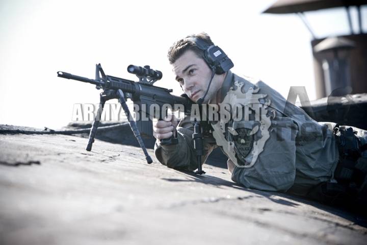 New.CAA SRS Multi Position Sniper Stock For M16/SR25/A2 GBB Rifle (A Type,Black)