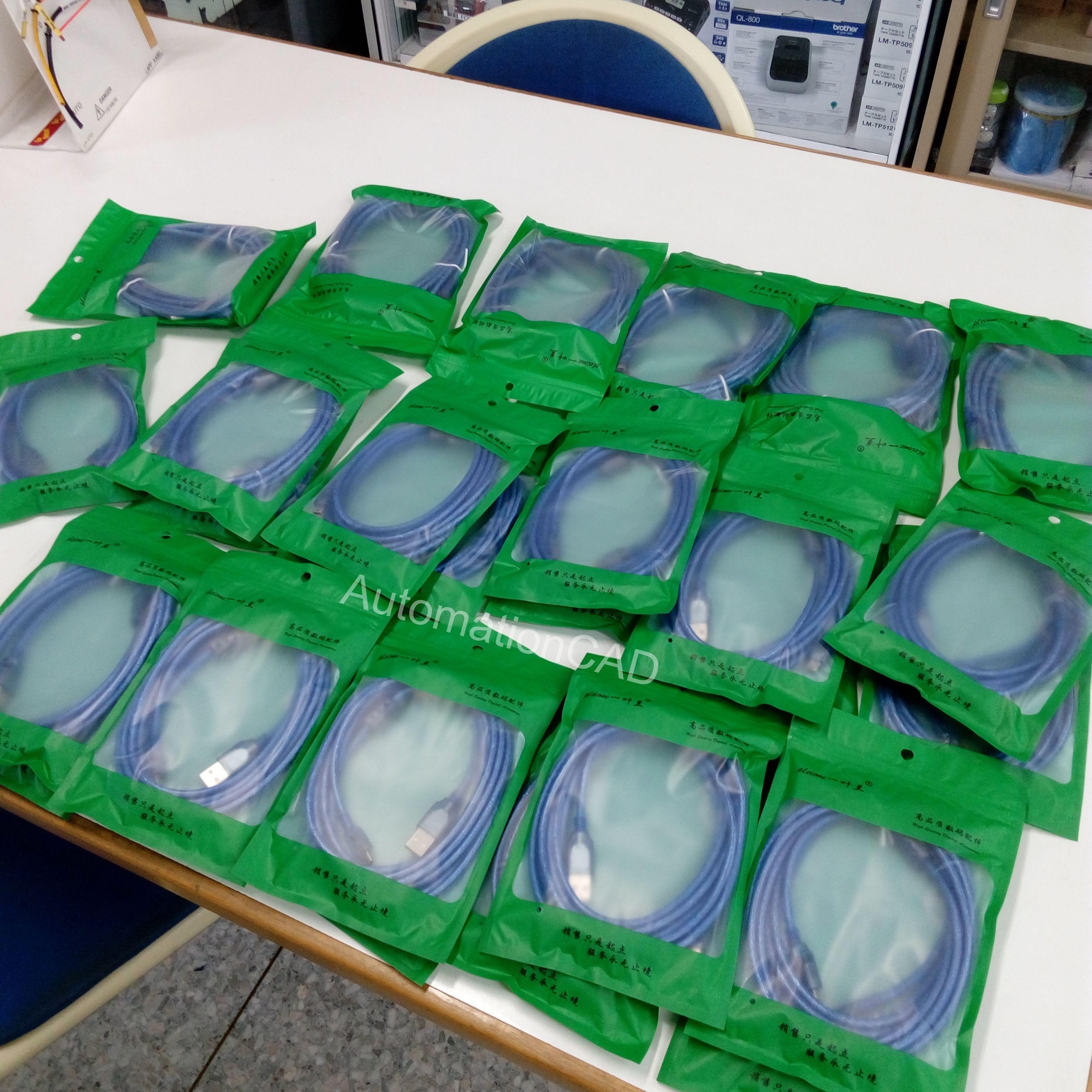 สายโหลด PLC Mitsubishi Q series USB-Q06UDEH / Q03UDE (USB-Q MINI) ยาว 3 เมตร