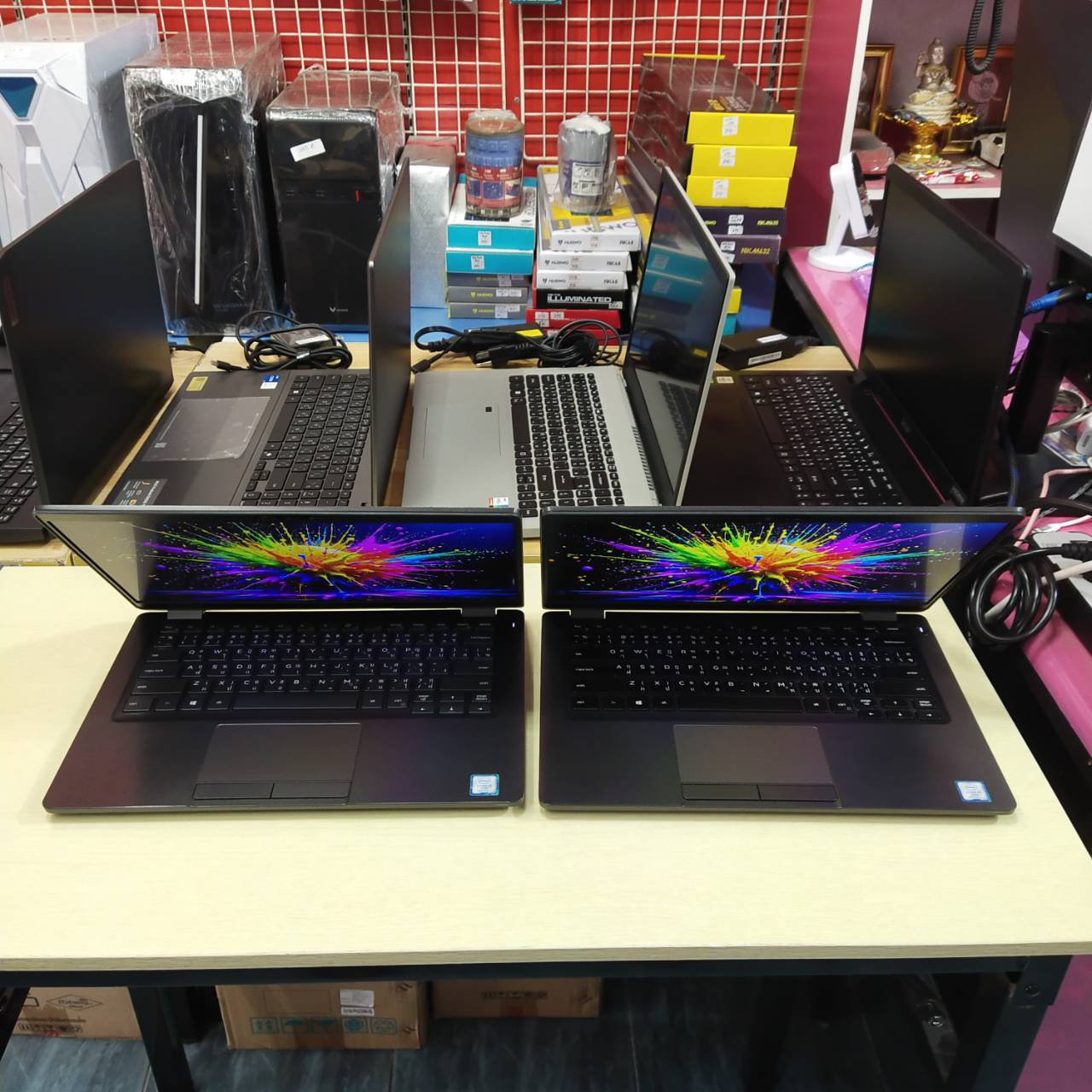 DELL LATITUDE 5300 สภาพเครื่อง 80% หน้าจอ Touch Screen มี 2 เครื่อง