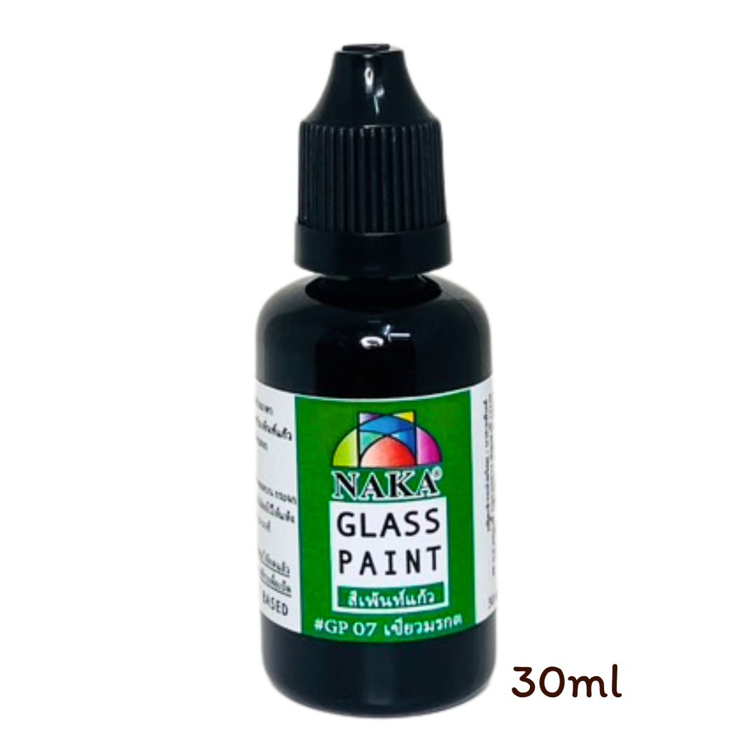 GP07 สีเพ้นท์แก้ว เขียวมรกต 30ml