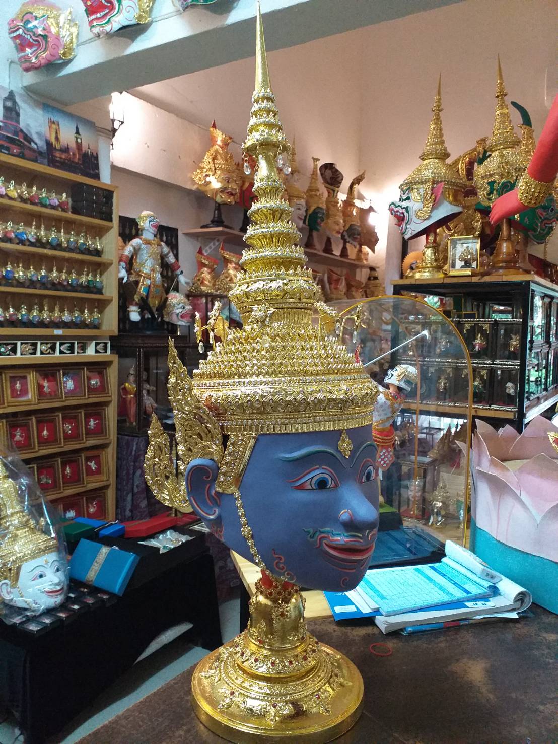 พระนารายณ์ ขนาดครอบ งานละเอียด