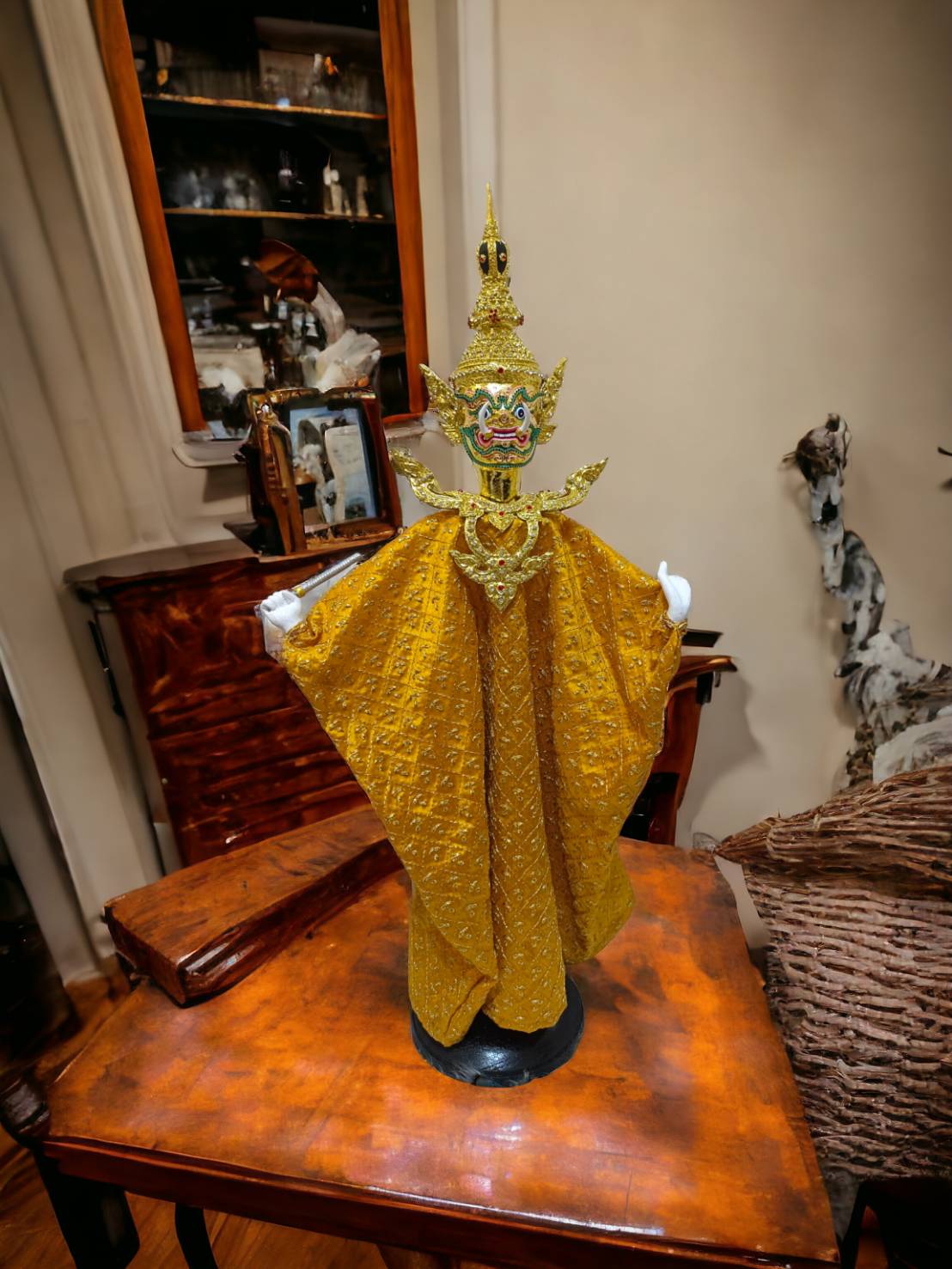 หุ่นกระบอก ท้าวเวสสุวรรณ ขนาด 70 ซม.