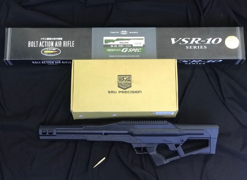 New Product ! VSR10 SNP Advanced Kit-Black SRU VSR10 Advanced kit for Marui G Spec and Standard version * Only fit the orginial standard trigger. Pice: 18,900 baht