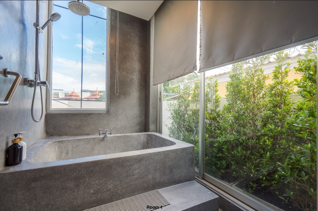 HR15021 บ้านพักหัวหิน บ้านทัศคานี บีช วิลล่า 5 ( White 3Bed Garden View )