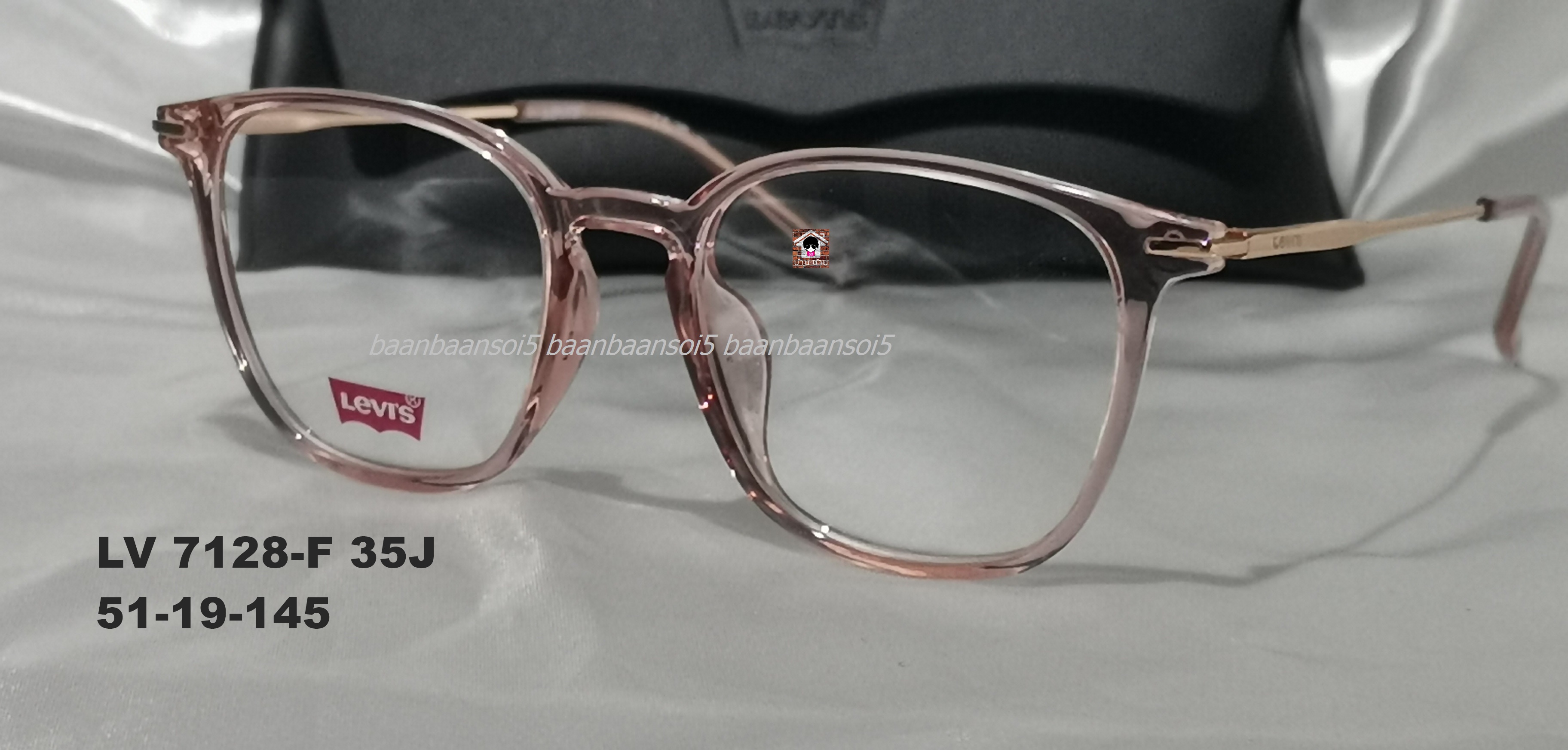 Levi's LV 7128-F โปรโมชั่น กรอบแว่นตาพร้อมเลนส์ HOYA ราคา 3,900 บาท
