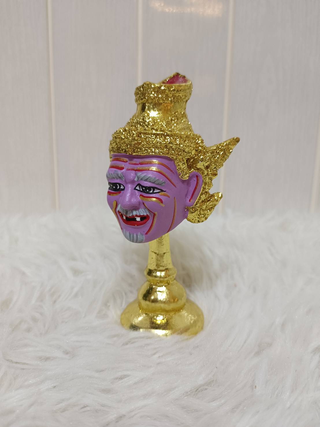 พ่อแก่ ฤาษี นารายณ์ ขนาดจิ๋ว พร้อมฐานปิดทอง