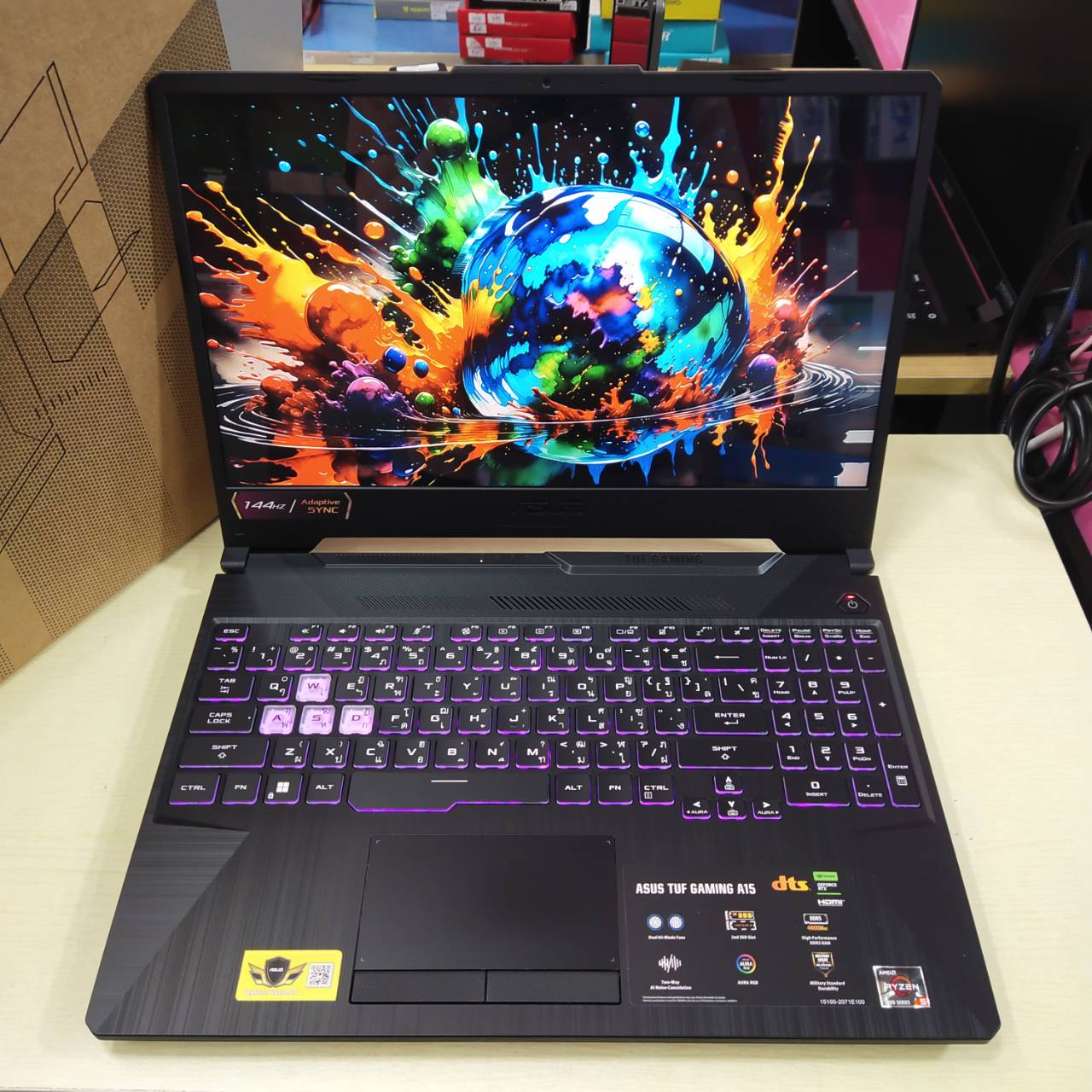 ASUS TUF GAMING A15 FA506NF-HN005W สภาพเครื่อง 97% *ติดฟิล์มกันรอยหน้าจอ* (ประกันศูนย์ 06/06/2026)