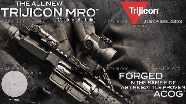 New.Trijicon MRO Red Dot Reflex Sight สีดำ สีทราย ราคาพิเศษ
