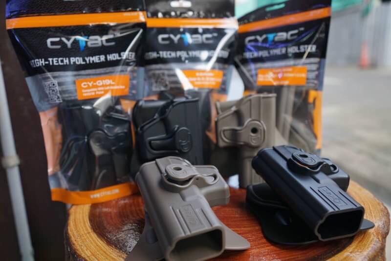 New.‼️ซองปืนพกนอก / ซองปืนพกใน CYTAC Glock IWB Holster Fits Glock 17, 19, 23, 32, 43 ,26(Gen 1, 2, 3, 4) ล๊อคอัตโนมัติ ผลิตจากโพลิเมอร์เนื้อดี Product Line INSIDE THE WAISTBAND HOLSTER เป็นซองปืนพกในเป็นที่นิยมในอเมริกา ราคาโปรโมชั่น 1,400 บาท Ems 100 บาท