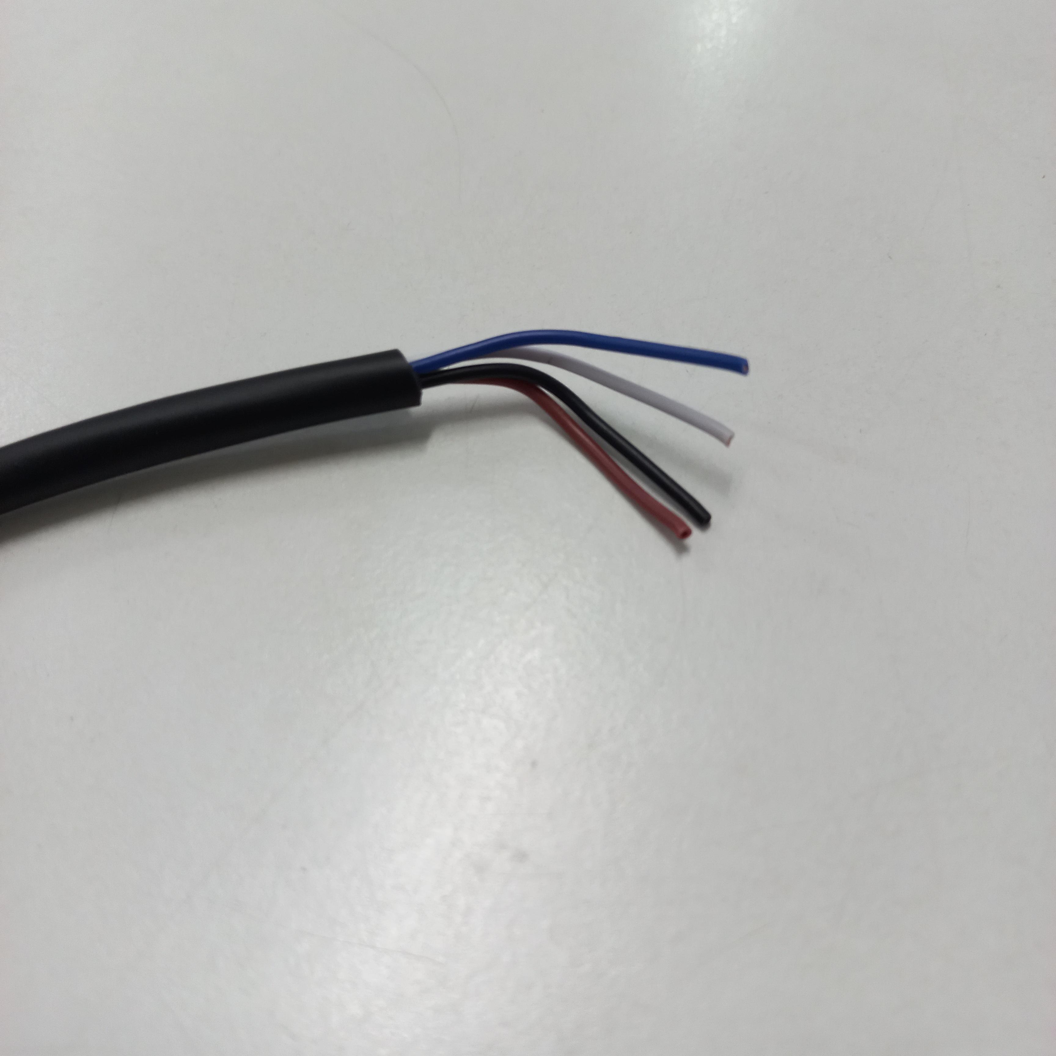 สายพร้อม CONNECTOR (PUR) แบบตรง เกลียว M12 ตัวเมีย แบบ 4 ขา ยาว 10m.