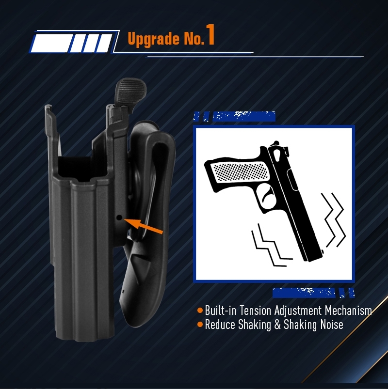 New. ซองพกนอก ปลดล็อคนิ้วโป้ง รุ่น Glock 19 ( Gen 1-5 ) ( Cytac T-Thumbsmart Holster V2.0 ) ⚡️ผลิตจากวัสดุ Polymer เกรดคุณภาพ แข็งแรงทนทาน ⚡️ออกแบบให้ปลดล็อคนิ้วโป้ง ใช้งานง่ายเป็นธรรมชาติ และปลอดภัยยิ่งขึ้น ⚡สามารถปรับกระชับ เพื่อลดก