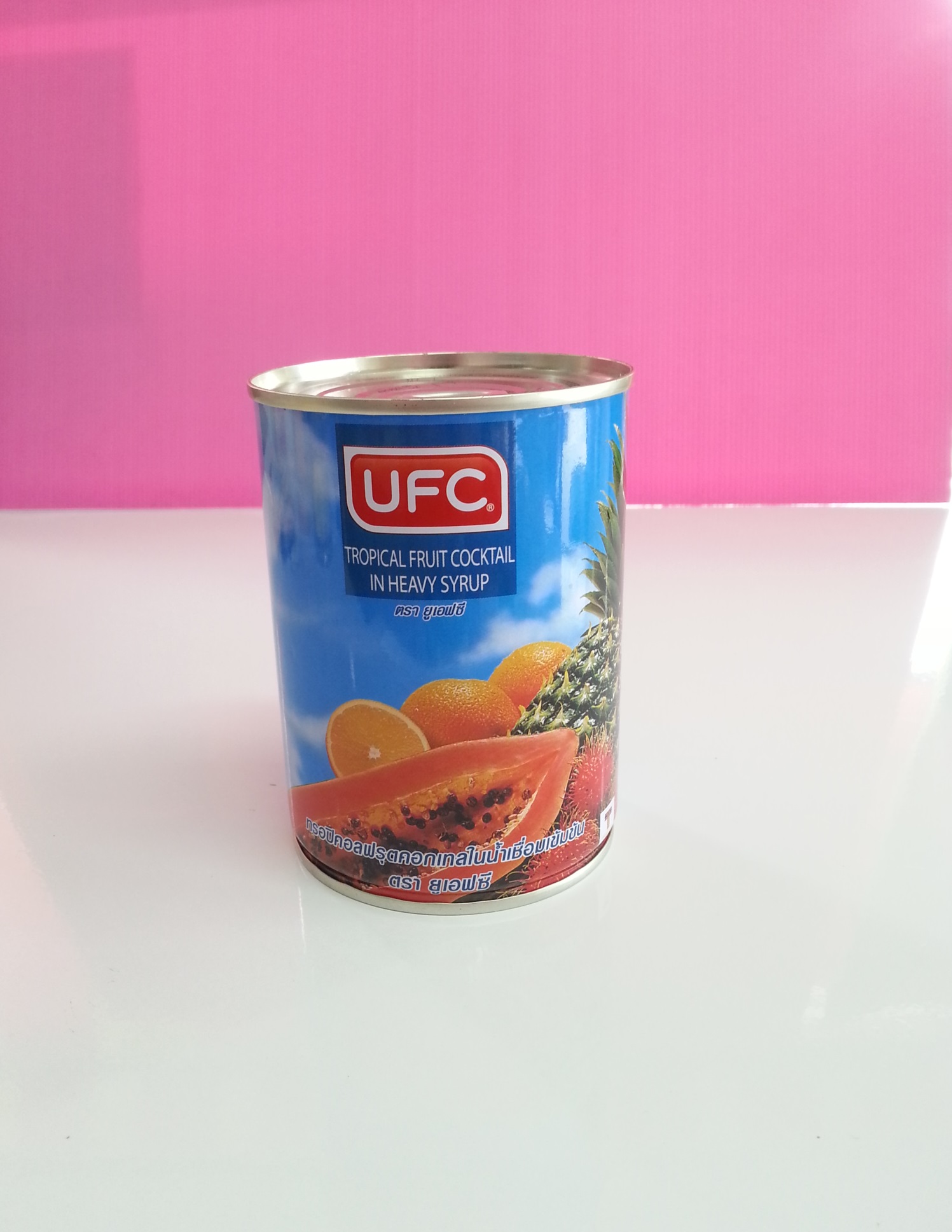 ทรอปิคอลฟรุตเทล ในนํ้าเชื่อม UFC 565g.