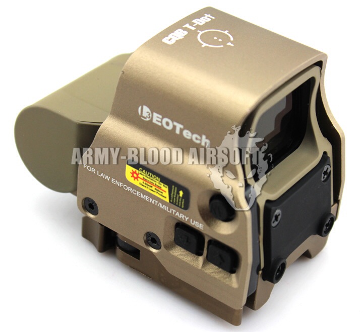 L-3 EOTech HWS EXPS3 Style Holographic Red Green Reflex T-Dot Sight with QD Mount Side Button(TAN)