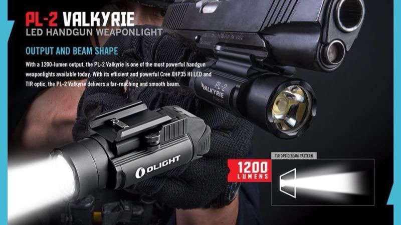 📢📢New Item‼️ Olight ‼️PL-2 ไฟฉายติดปืนตัวใหม่จาก Olight ใช้แบต CR123×2 ความสว่างสูงสุด 1200 ลูเมนส์ (คงที่ 600 ลุเมนส์) มีโหมดกระพริบ ติดตั้งได้ทั้งปืนสั้นและปืนยาว ราคาพิเศษ