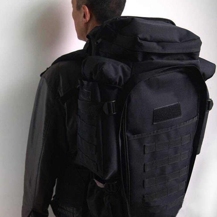 New.9.11 Tactical ยุทธวิธีกระเป๋าเป้สะพายหลัง ไนลอนที่มีคุณภาพสูงกันน้ำ กีฬาล่าสัตว์ตั้งแคมป์ ใส่ได้ทั้งปืนยาวทุกชนิด / ทั้งสัมภาระ ขนาด ด้านหน้ายาว 60 ซม. ด้านหลังมีความยาว 100 ซม. สีดำ สีทราย ลายดิจิตอนทราย ราคาพิเศษ