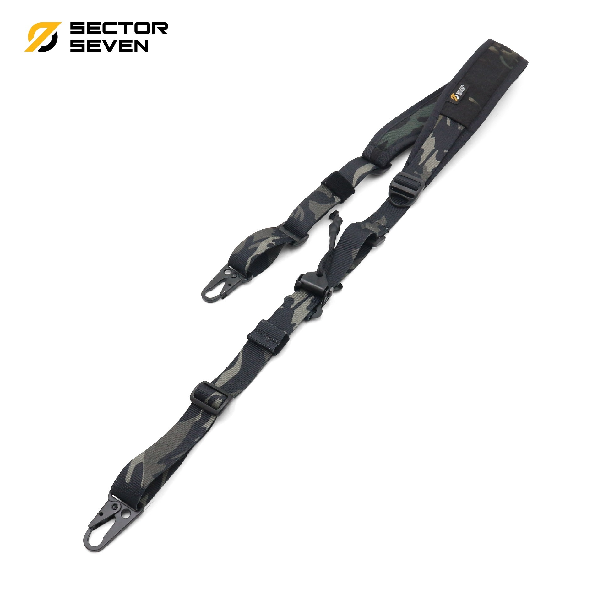 สายสะพาย 2 จุด Sector Seven ( Sector Seven Two Point Sling ) 📌ผลิตจากผ้า Cordura 1000D 📌สาย 2 จุดแบบเอนกประสงค์ปรับใช้งานกับ M16, M4, ลูกกรด, ลูกซอง และอื่นๆ ได้ 📌มี Quick Pull Adjust buckle ปรับระยะและตำแหน่งการใช้งานได้สะดวก และร