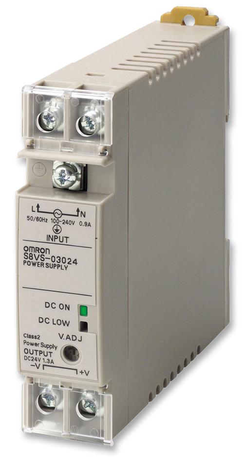 POWER SUPPLY S8VS-03024 OMRON พาวเวอร์ซัพพลาย 30W 1.3A 24VDC