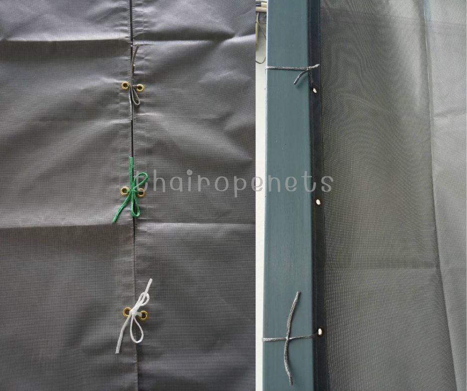 เชือกผูก Mesh Sheet ผ้าใบก่อสร้าง ตาข่ายกันฝุ่น เชือกมัดผ้าใบ