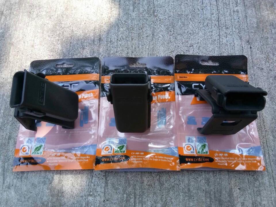 New.ซองปืน Cytac 🔰 ปลดไวด้วยนิ้วโป้ง 🔰 📌Sig p320sp 📌Glock17,22,31 📌Glock19,23,32 📌Glock26,27,33 📌Glock43 📌บาเรตต้า 92f 🔰 ใน1ชุด มาพร้อมซองปืนที่สามารถปลดไวออกจากเพลตได้ และ ซองแม็คกาซ
