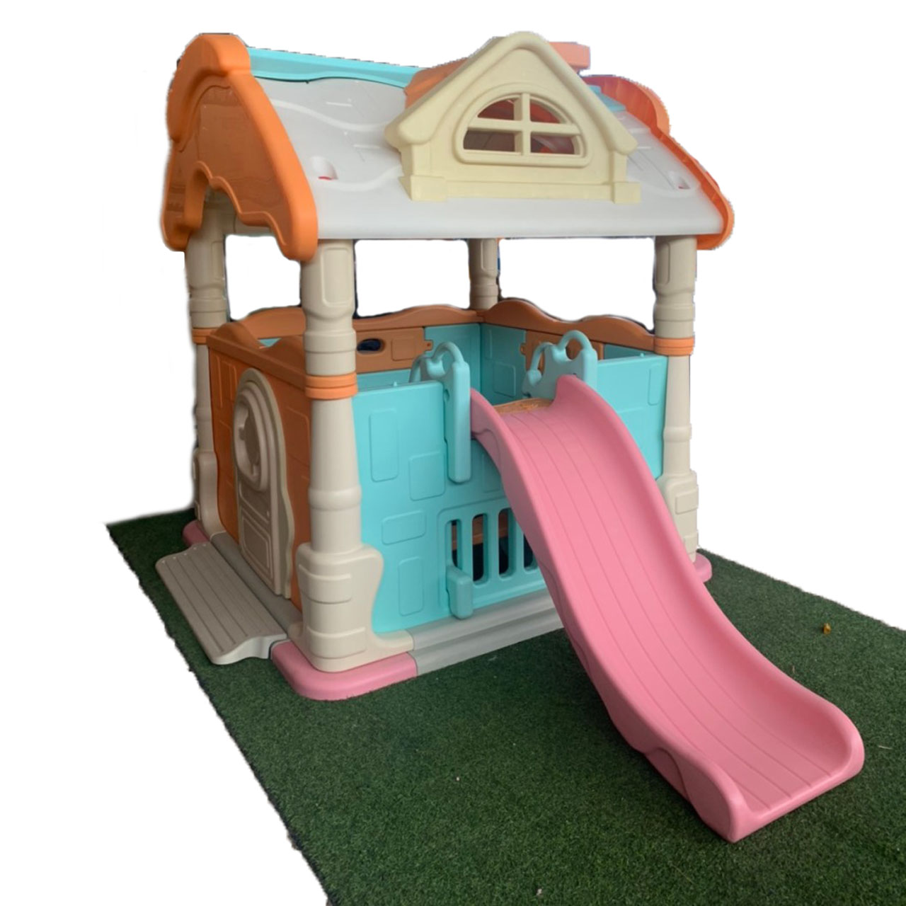 บ้านพาสเทลกระดานลื่น