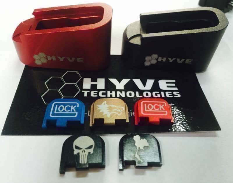 New.ส้นแม็ก+2 Glock 26 / Glock 43 ยี่ห้อ HYVE มี3สี ราคาพิเศษ