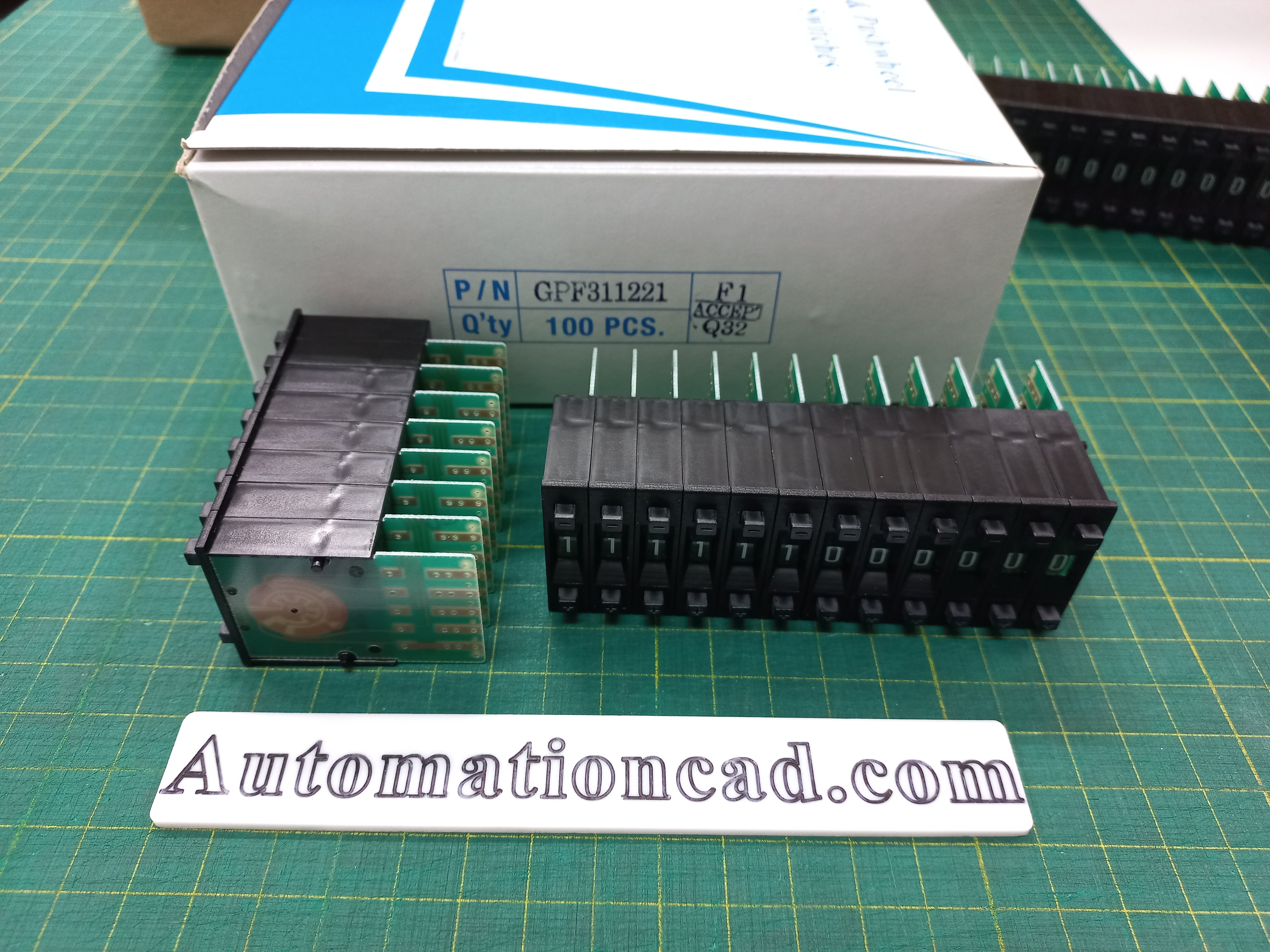 Thumbwheel Switch HAMPOLT รุ่น PF31 แบบPCB ยาว ราคาหน้าเว็บ เป็นราคาต่อชิ้น
