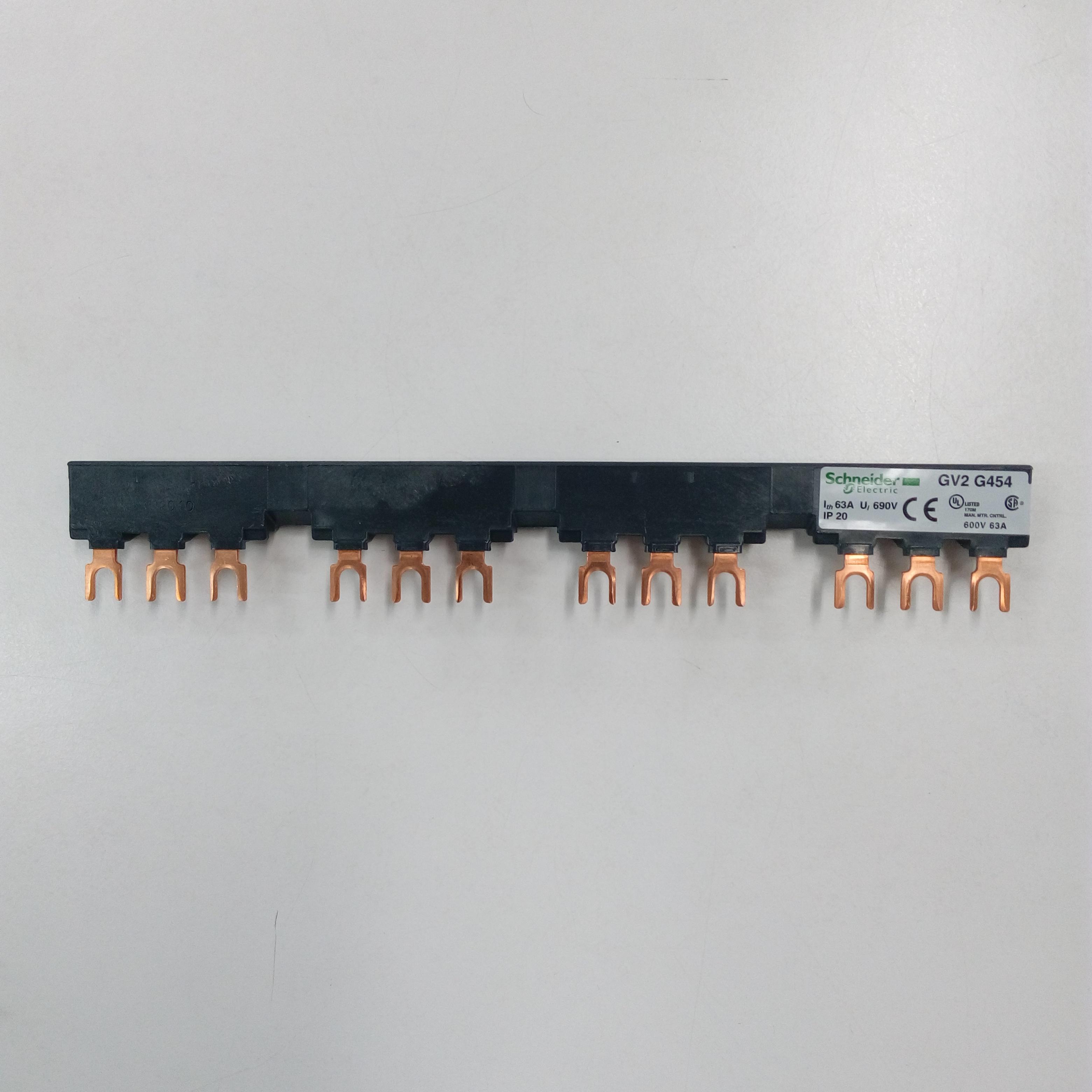 SCHNEIDER Comb Busbar 63A บัสบาร์เชื่อมเบรคเกอร์ 4 ชุด รุ่น GV2 G454