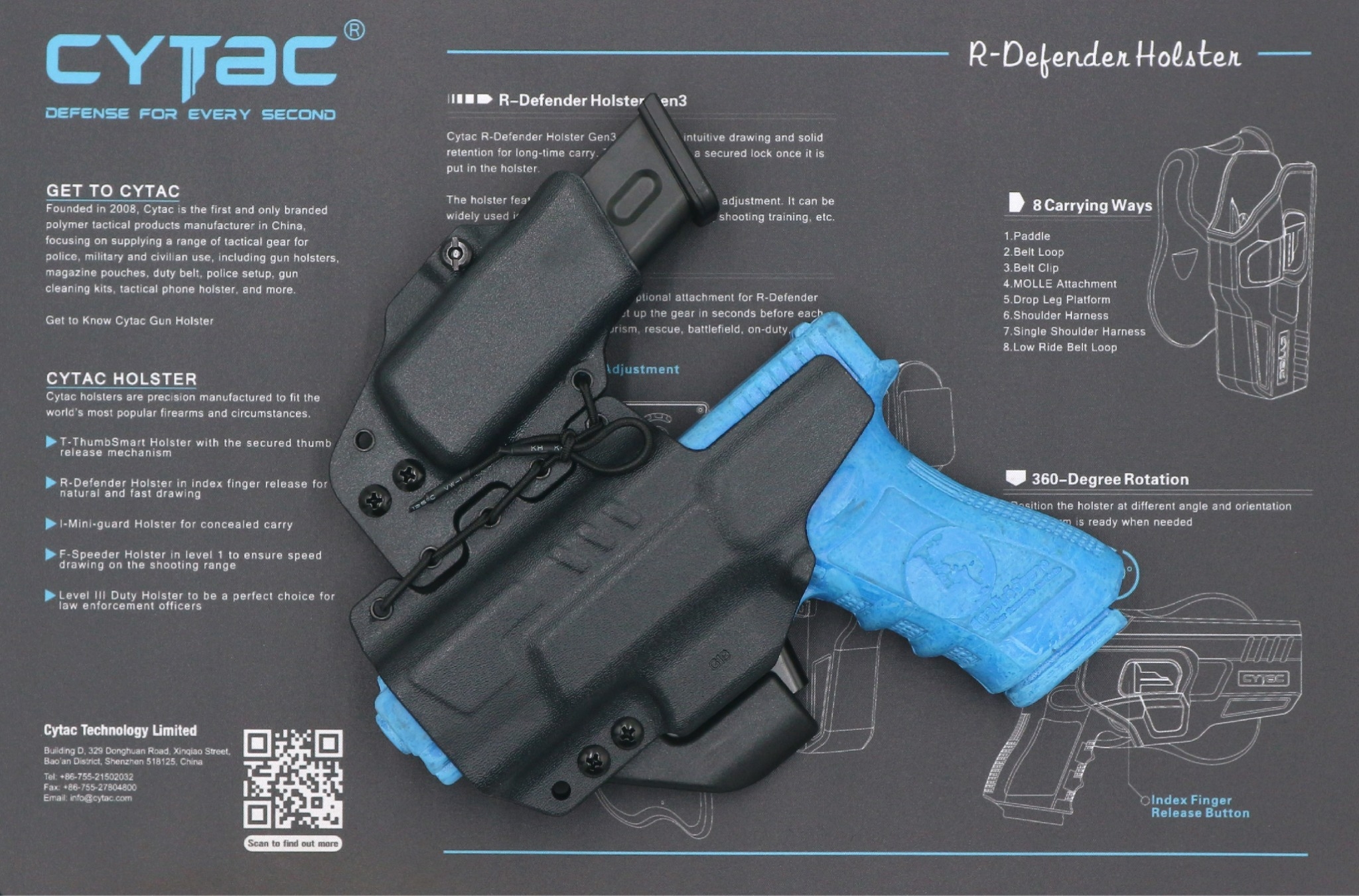 New. ซองพกใน K-Master รุ่น G19/G17 ( Gen 1-5 ) ( Cytac G19/G17 Appendix Carry Holster ) #CY-IWBG19 🔥 ผลิตจากวัสดุ K-Master คุณภาพดี 🔥 พกซ่อนด้านหน้า แนบเนียน ( AIWB ) 🔥 ซองปรับโค้งงอได้ ตามสรีระผู้ใช้งาน 🔥 ซองแม็กกาซีนถอดแย