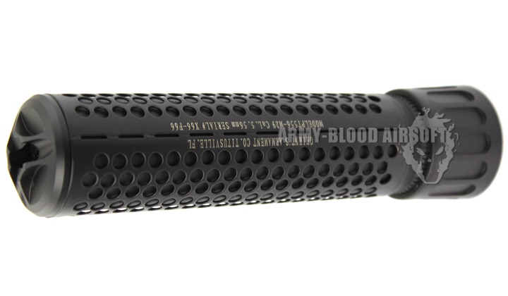 Knight's Armament QDC Barrel Extension KAC 556 QDC CQB Airsoft Dummy Quick Detach Suppressor (Carbine Length,BK)prev next
