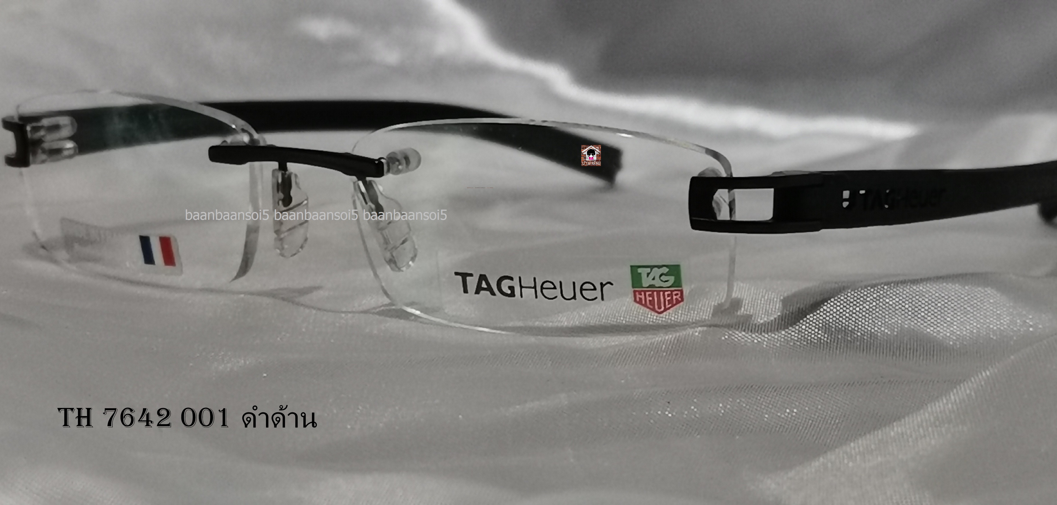TAG HEUER TH 7642 Eyeglasses Authentic โปรโมชั่น กรอบแว่นตาพร้อมเลนส์ HOYA ราคา 8,900 บาท