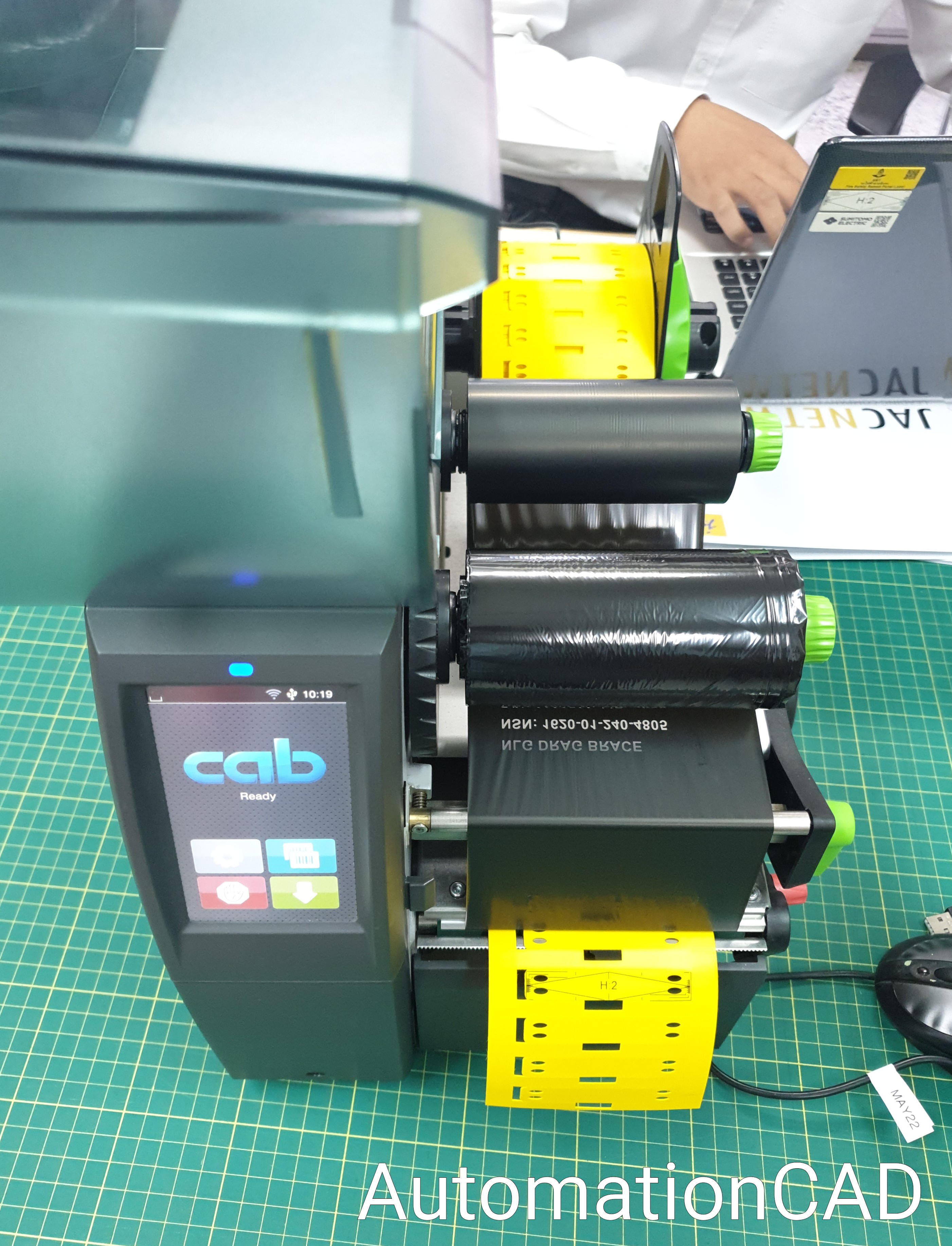 แท็กมาร์คสายไฟสีเหลือง,สีขาว 60x10 mm. Cable Marker ยี่ห้อ SUMITAG